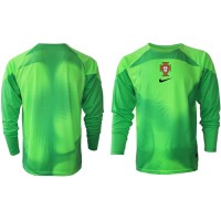 Camiseta Portugal Portero Primera Equipación Mundial 2022 manga larga